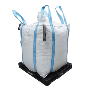 Nhà Máy Bán buôn <span class=keywords><strong>1</strong></span> tấn Jumbo u-panel <span class=keywords><strong>fibc</strong></span> Túi cấp thực phẩm PP Vật liệu cát xi măng đá đáy phẳng xả 1000kg túi lớn - Product Image 3