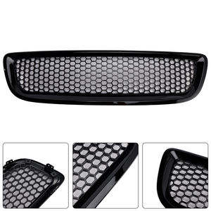 Grille de pare-chocs avant noire brillante en nid d'abeille pour Volvo S40 <span class=keywords><strong>V50</strong></span> 2008-2012 - Product Image 2
