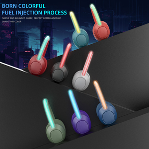 Casque de jeu sans fil supra-auriculaire à LED lumineux avec microphone pour téléphone portable et course nocturne - Product Image 5