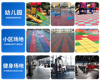 Tapis de sol en caoutchouc durable pour salle de sport, avec motif bois, insonorisant et adapté aux zones de musculation (barres et haltères)