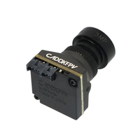 Caddx Ratel Pro 1500TVL Sensor BSI PAL/NTSC 2.8mm Ultra Ringan FOVD NTSC/PAL CMOS FPV Starlight Night Vision Kamera FPV -Hitam