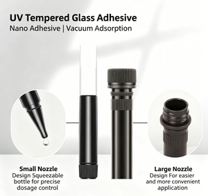 Film de protection d'écran en verre trempé UV pour téléphone, installation facile, colle liquide UV HD, protection intégrale - Product Image 5