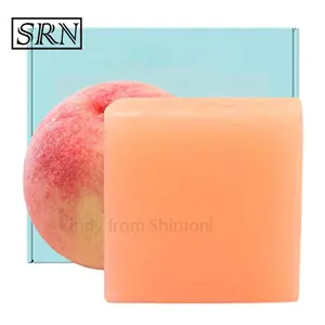 Custom Private LOGO 100% Natural Whitening Vegan PH Balance Peach Yoni Soap Bars Feminine Vagina Wash