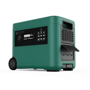 Outdoor Portable Power Station 2500W Solar Generator Rechargeable Lithium Energy Battery Charging Bank For Camping Wholesale