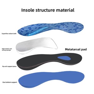 Semelles orthopédiques de soutien de la voûte plantaire pour pieds plats et voûtes plantaires tombantes - Product Image 4