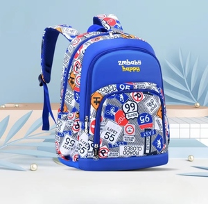 Korean Version of Primary School Bags Customized logo Cartoon Cute Men and Women Children Spine Relief Backpack Wholesale - Product Image 3