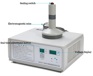 Sigillatrice Elettromagnetica a Induzione Portatile <span class=keywords><strong>500C</strong></span> per Tappi di Bottiglia con Guarnizione in Alluminio, Macchina Semi-Automatica - Product Image 5