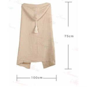 Broderie Nom Bébé Mousseline Coton Cape À Capuche Gland <span class=keywords><strong>Serviette</strong></span> De Bain Nom Personnalisé Peignoir Pour Enfants Doux Embrasser Couvertures - Product Image 5