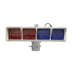 Luces Estroboscópicas Solares de Alta Visibilidad con 4 LED, Luces de Tráfico LED de Doble Cara para Vehículos de Emergencia - Product Image 4