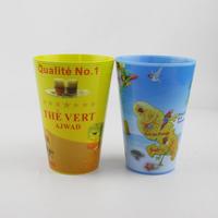 Gobelet en plastique personnalisé imprimé par sublimation, 400 ml, gobelet réutilisable en PP pour boissons
