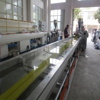 Fabrication de tige en plastique acrylique, machine d'extrusion de tige à bulles PMMA, extrudeuse de tube à bulles en plexiglas