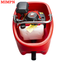 Pompe à Eau Haute Pression Flottante Type Bateau pour Rivière, Moteur à Essence 142F 4 Temps, Pompe d'Irrigation pour Terres Agricoles