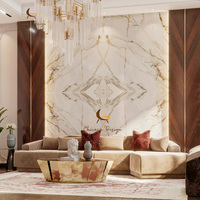 Canapé d'angle modulaire de style italien moderne, grand canapé de salon sur mesure, canapé sectionnel en velours et cuir haut de gamme pour villa et hôtel