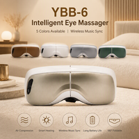 Appareil de massage oculaire intelligent chauffant avec musique et vibrations, masseur électrique relaxant pour les yeux avec compression thermique