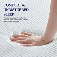 Offre Spéciale prix de gros éponge polyuréthane mousse à mémoire de forme housse de matelas pleine grandeur hôtel doux épais lit surmatelas
