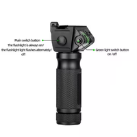 Vente flash Erahot 5d, OEM ODM, 800 lumens, lunette tactique laser verte, lampe torche LED combinée avec poignée