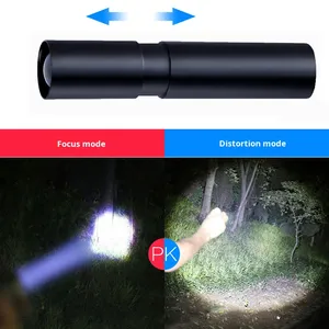 Chất lượng cao <span class=keywords><strong>Mini</strong></span> LED đèn pin với điều chỉnh ánh sáng mạnh mẽ USB ngoài trời Cắm Trại Đi Bộ Đường Dài đèn lồng AA pin ABS cơ thể - Product Image 5