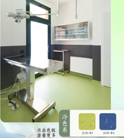Luxurious Vinyl Material Pvc Flooring Linoleum Roll Wholesaler Price for Shopping Mall / Museum /Nursing Home