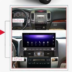 Autoradio Android 12,3 pouces pour Toyota Land Cruiser Prado <span class=keywords><strong>120</strong></span> 2003 -2009 Radio de voiture Multimédia Carplay Auto GPS Navigation - Product Image 1