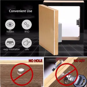 Cerradura electrónica RFID para armario, Pestillos magnéticos, cerraduras de cajón digitales de seguridad oculta de inducción