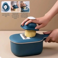 4 In 1 Magische Multifunctionele Rotatie Groentesnijder Afvoermand Keuken Vegetarische Fruitversnipperaar Rasp Snijmachine