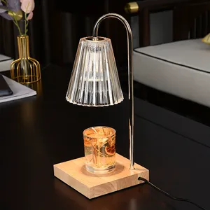 HoneyFly Lampu Malam Penghangat Lilin Modern Penyebar Aromaterapi GU10 Peredupan Suasana Antik Retro Rumah Kamar Tidur Spa Hotel - Product Image 5