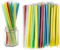 Pailles à boba en PLA couleur personnalisée, 12 mm de large, compostables, pour bubble tea, biodégradables, pour thé au lait et smoothies