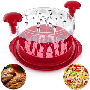Chicken Shredder Machine Plastic Non-Stick <b>Meat</b> <b>Poultry</b> Tools With Transparent Lid For Easy Cleaning And Use - Product Image 2