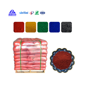 Pigment d'oxyde de fer rouge, jaune, vert, bleu, noir, gamme complète, vente en gros d'usine, certifié RoHS REACH, échantillon gratuit, prix de gros - Product Image 4