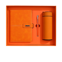 Ensemble cadeau personnalisable avec logo : tasse isotherme + carnet, coffret cadeau, cadeau d'affaires