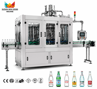 Machine de remplissage automatique de bouteilles en verre CSD 4000-20000 BPH pour ligne d'embouteillage de boissons gazeuses 250 ml 500 ml