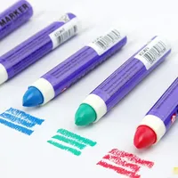 Marqueur solide Sakura de couleur fluorescente et classique, stylo à peinture imperméable permanent pour le marquage des pneus de voiture et des métaux