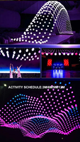 Projecteurs cinétiques à LED de 6 m de hauteur pour scène, théâtre, mariage, bar, hôtel, événements