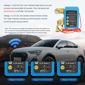 Wholesale Rohs CE 240A <b>12v</b> Dc Remote Battery Disconnect <b>Switch</b> Battery Selector <b>Switch</b> With Manual Control Button For Automotive - Product Image 6