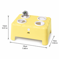 Juguete Interactivo para Gatos, Casa de Queso con Ratón Sonoro Automático, Juguete Electrónico Recargable para Mascotas, Venta al Por Mayor de Fábrica