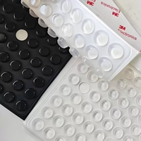 Kuliwei Maßgefertigte Selbstklebende Silikon-Antikollisions-Pufferpunkte Halbkugelförmige Gummi-Pufferpads