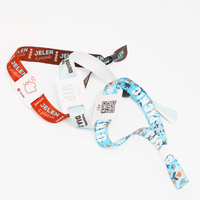 Individuelle Werbe-Armbänder mit Logodruck, QR-Code und Seriennummer - Wasserfeste Zugangskontrolle für Veranstaltungen, Ausstellungen und Konzerte