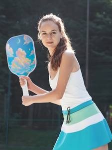 Raquette de pickleball en fibre de carbone et fibre de verre de haute qualité avec logo personnalisé 2025, épaisseur de 16 mm, noyau en nid d'abeille durable - Product Image 5