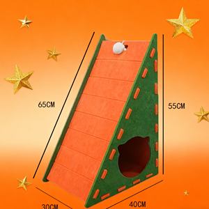 Superventas, nuevo Material de fieltro, accesorios para mascotas, gran capacidad, separar, cama para rascar gatos de doble capa, nido de lujo para perros - Product Image 5