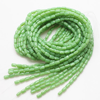 Zhubi Jade Couleurs 4X7MM Plat Rectangle Perles De Verre Maille À Facettes Longues Perles De Cristal Carrées Pour La Fabrication De Bijoux