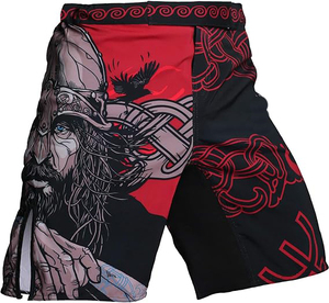 Shorts MMA décontractés de haute qualité pour hommes, grandes tailles, taille élastique mi-haute, doux, respirants, imperméables, coupe-vent, séchage rapide, anti-plis - Product Image 1