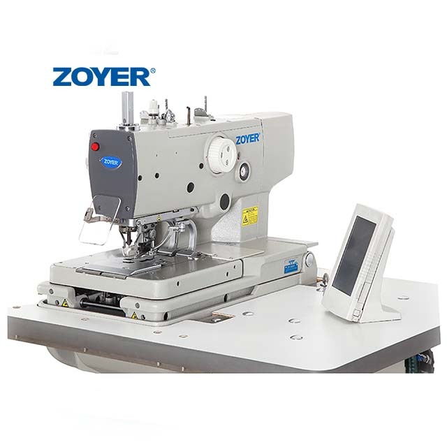 ZY9820 Zoyer Low Noise High Speed Industrial Energy Saving Control Computer Eyelet Buttonhole Sewing Machine.