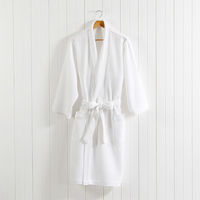 Peignoir de luxe pour femme, design tendance, intérieur en velours, col châle, personnalisé, robe de bain pour hôtel