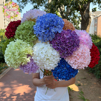 Grande Promotion : Grande Fleur Artificielle d'Hortensia de 21 cm de Haute Qualité pour Décoration de Mariage