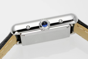 Fashionable Automatic Mechanical <b>Watch</b> Black Lychee Patterned Calf Leather Strap Square <b>Case</b> Sapphire Crystal Glass Mirror - Product Image 6