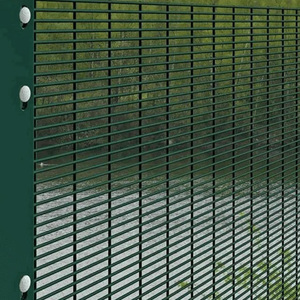 Clôture de jardin en maille anti-coupure à <span class=keywords><strong>vue</strong></span> dégagée de haute sécurité 358 revêtue de PVC avec service de modélisation 3D en gros - Product Image 1
