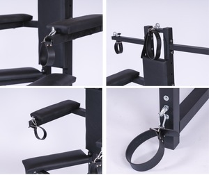 Chaise de Contrainte Ajustable avec Cadre de Restraint pour Entraînement et Punition en Bondage Adulte - Product Image 6