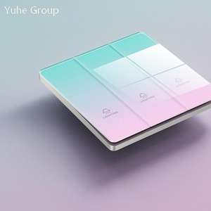 Interrupteur mural tactile intelligent pour la maison, panneau tactile, touches de piano, verre trempé, durable, installation facile, interrupteur-prise - Product Image 4