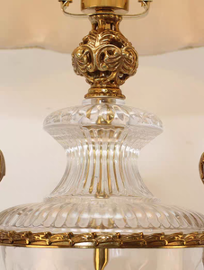 Lampada da tavolo europea di lusso in rame camera da letto da letto di alta qualità lampade e lanterne <span class=keywords><strong>Decorative</strong></span> placcate in argento atmosferico - Product Image 4
