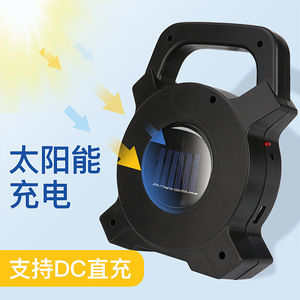 Solar Powered Cob Work <b>Light</b> With Usb Charging Outdoor Camping Lamp Handheld <b>Emergency</b> <b>Light</b> Led Lithium Battery - Product Image 4